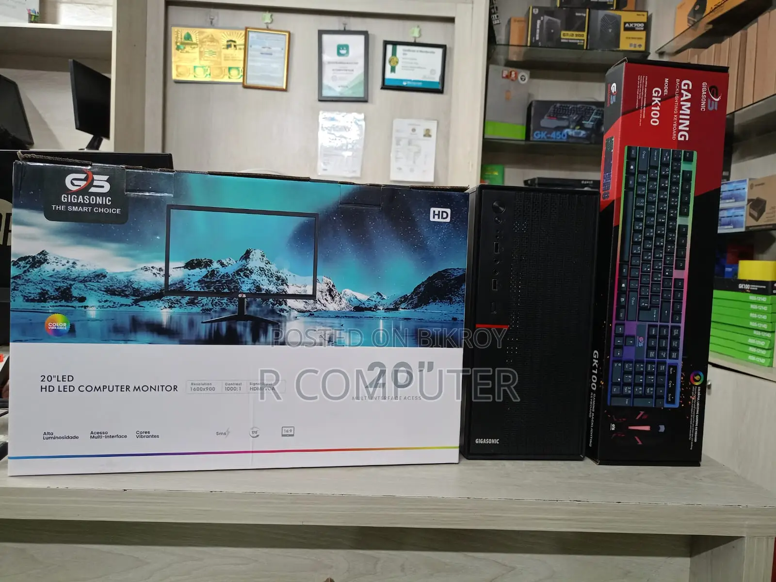 New Desktop Computer 16GB Intel Core I5 SSD 256GB
