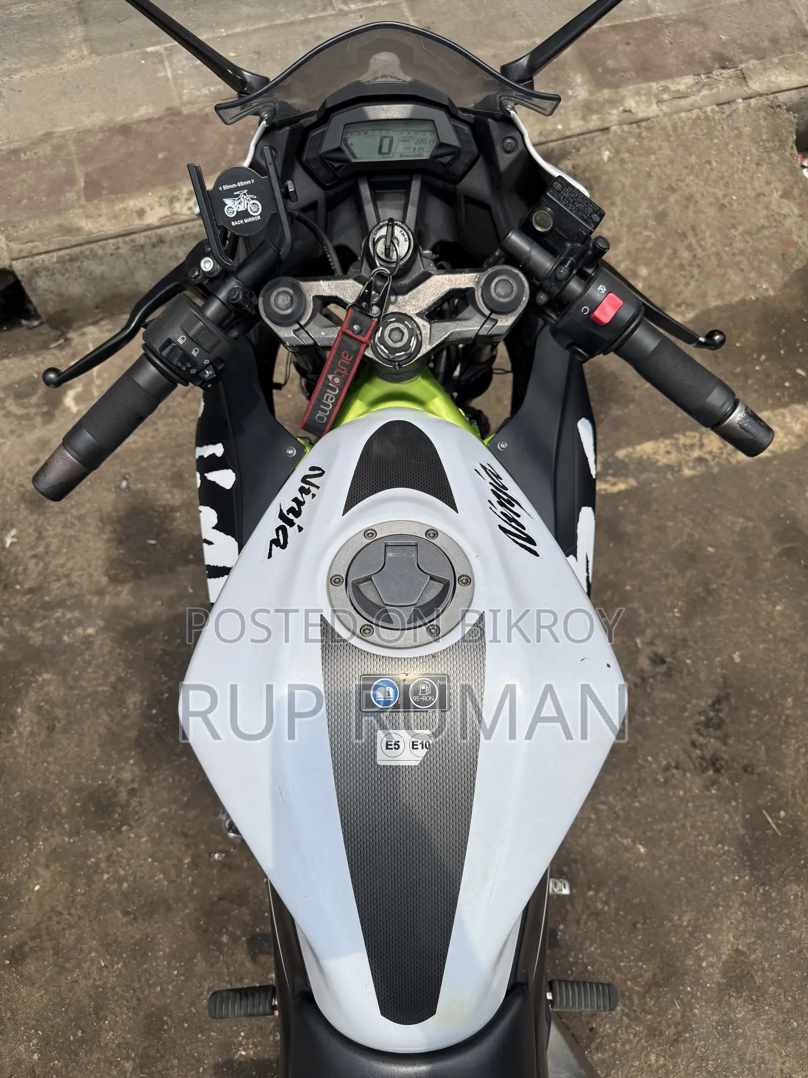 Kawasaki Bike 2019 White