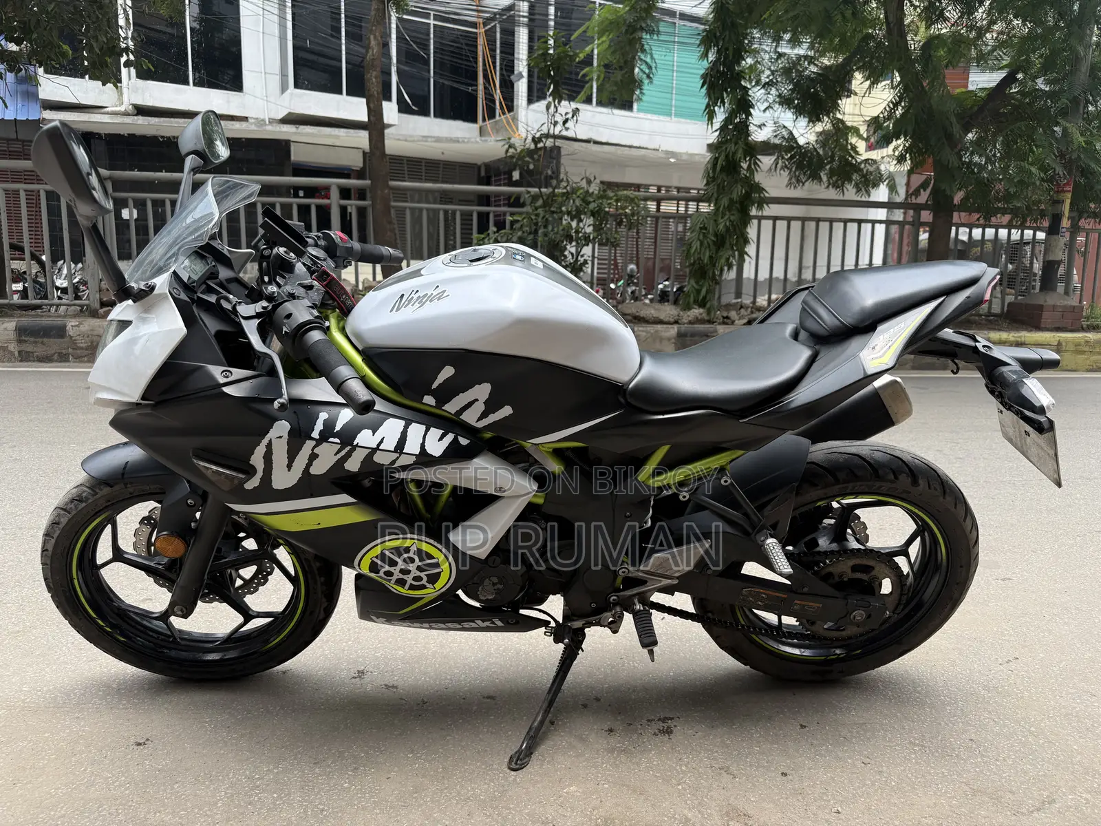 Kawasaki Bike 2019 White