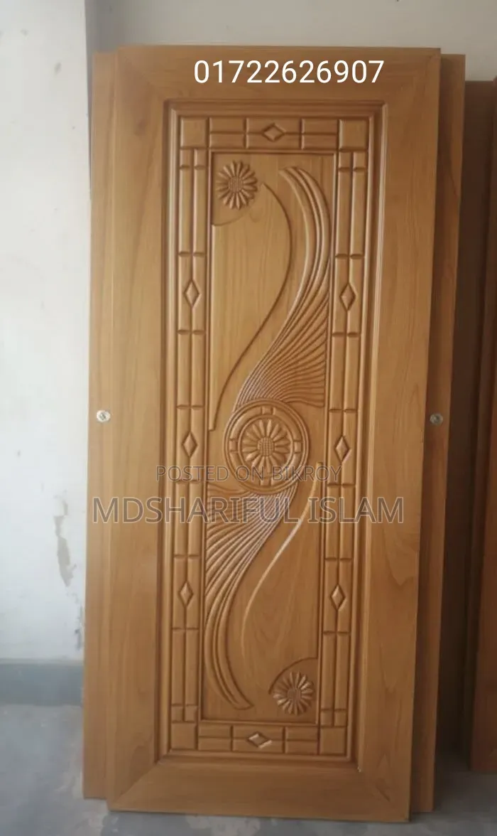 Mahogany wood door