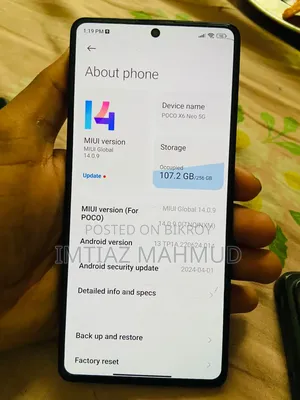 Xiaomi Poco X6 256 GB Black