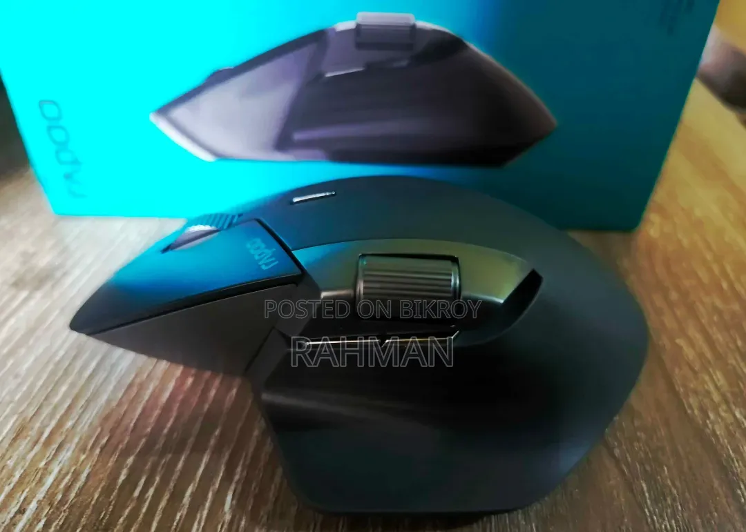 Rapoo Mt760 Mini Rechargeable Tri-Mode Wireless Mouse With Warranty