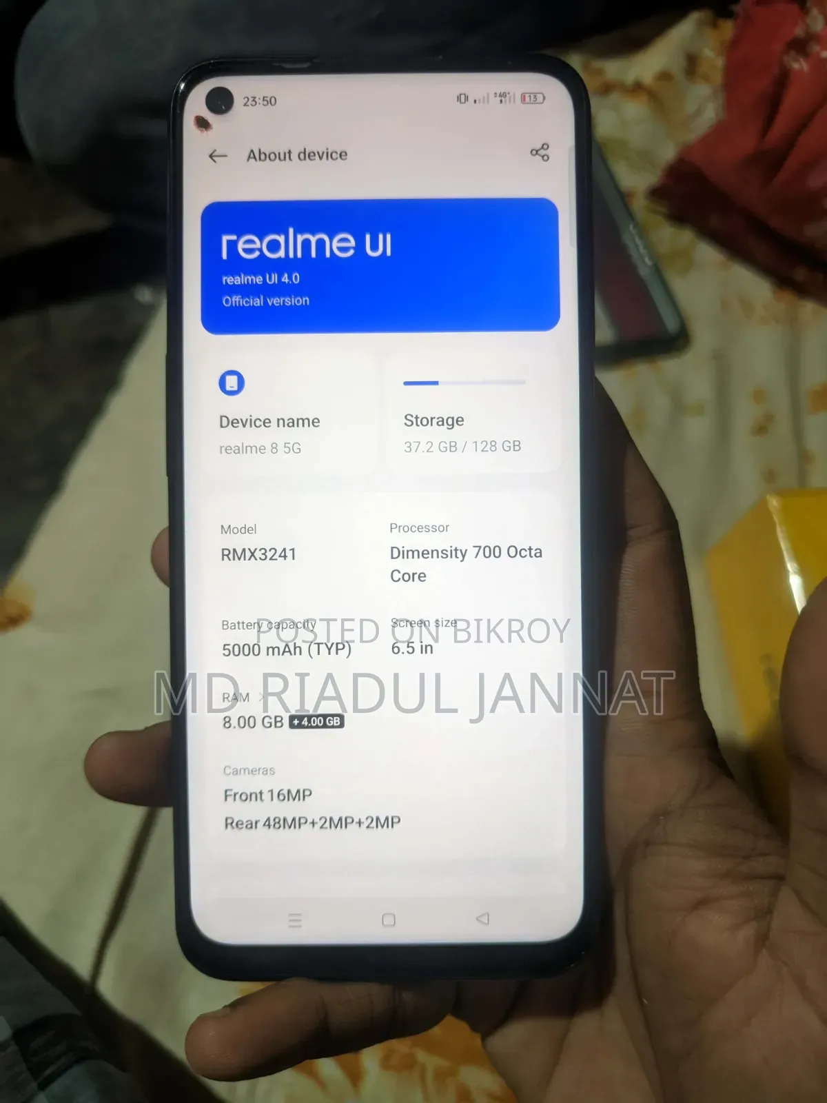 Realme 8 5G 128 GB Purple