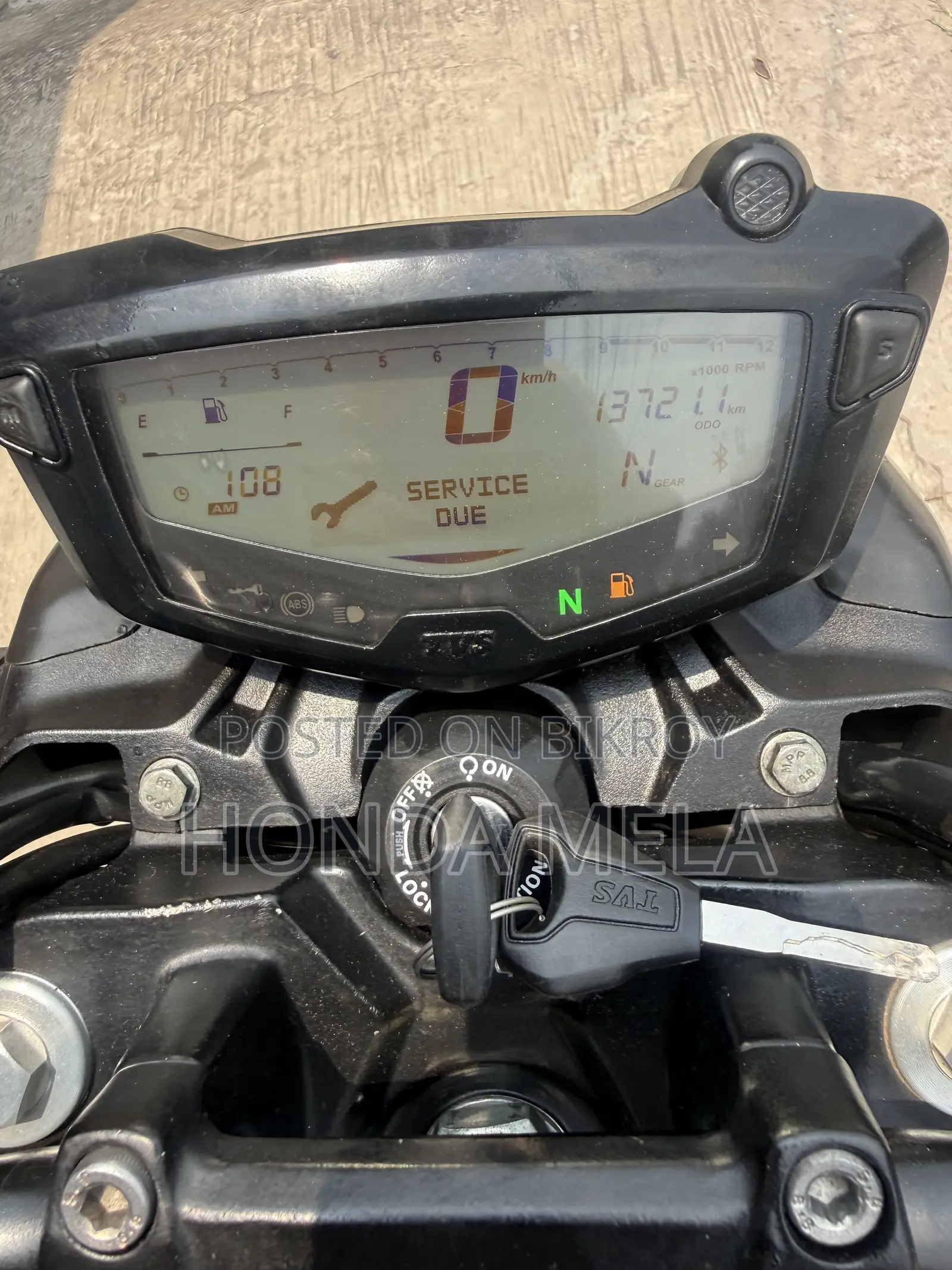 TVS Apache 160 4V 2022 Black