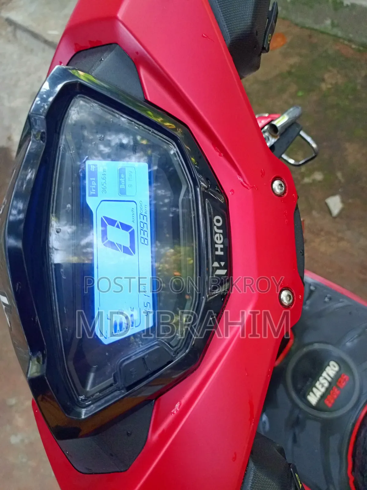 Hero Maestro EDGE 110 XTEC 2023 Red
