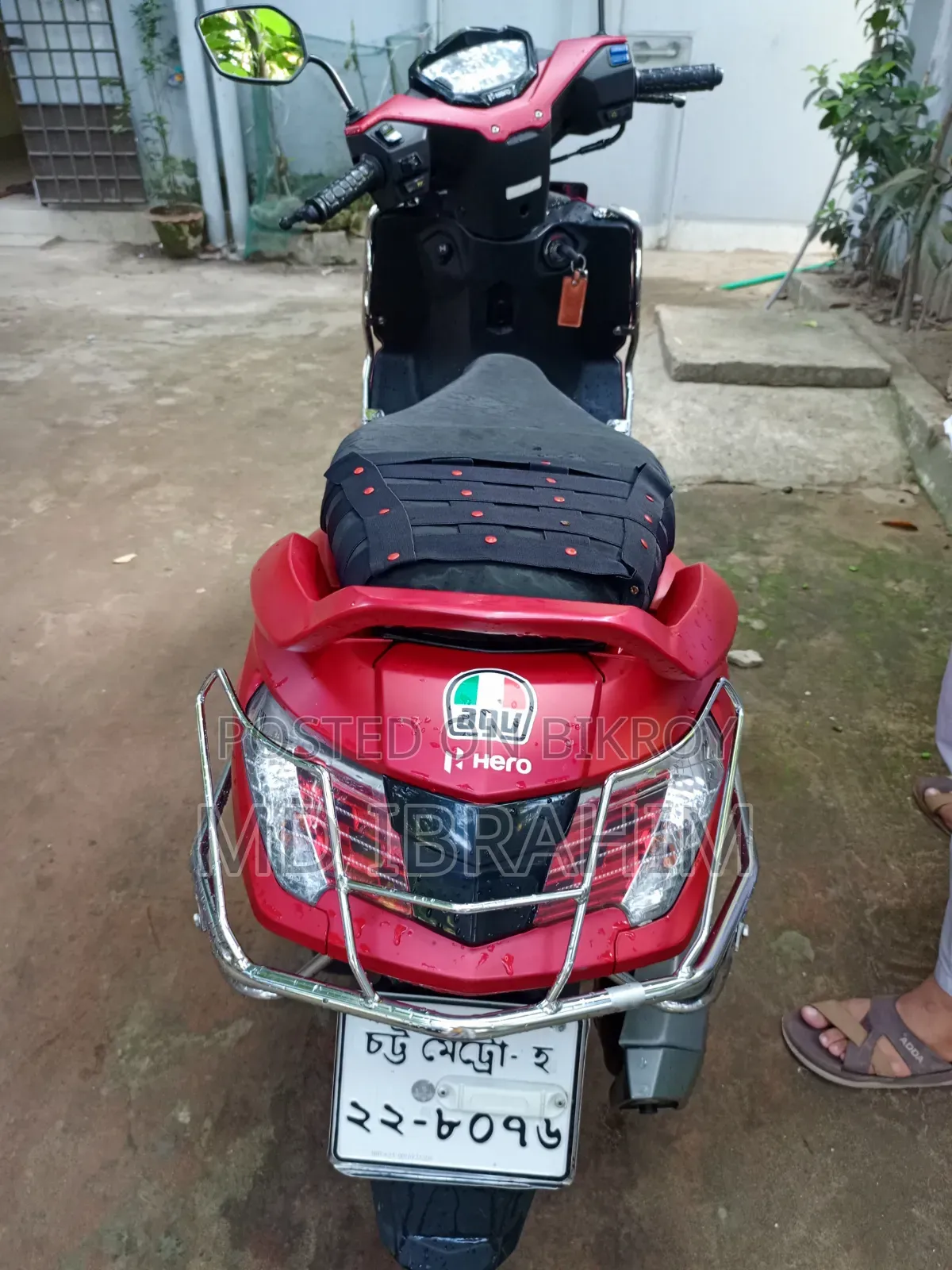 Hero Maestro EDGE 110 XTEC 2023 Red