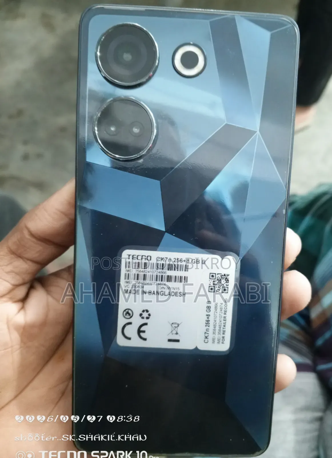 Tecno Camon 20 Pro 256 GB Black