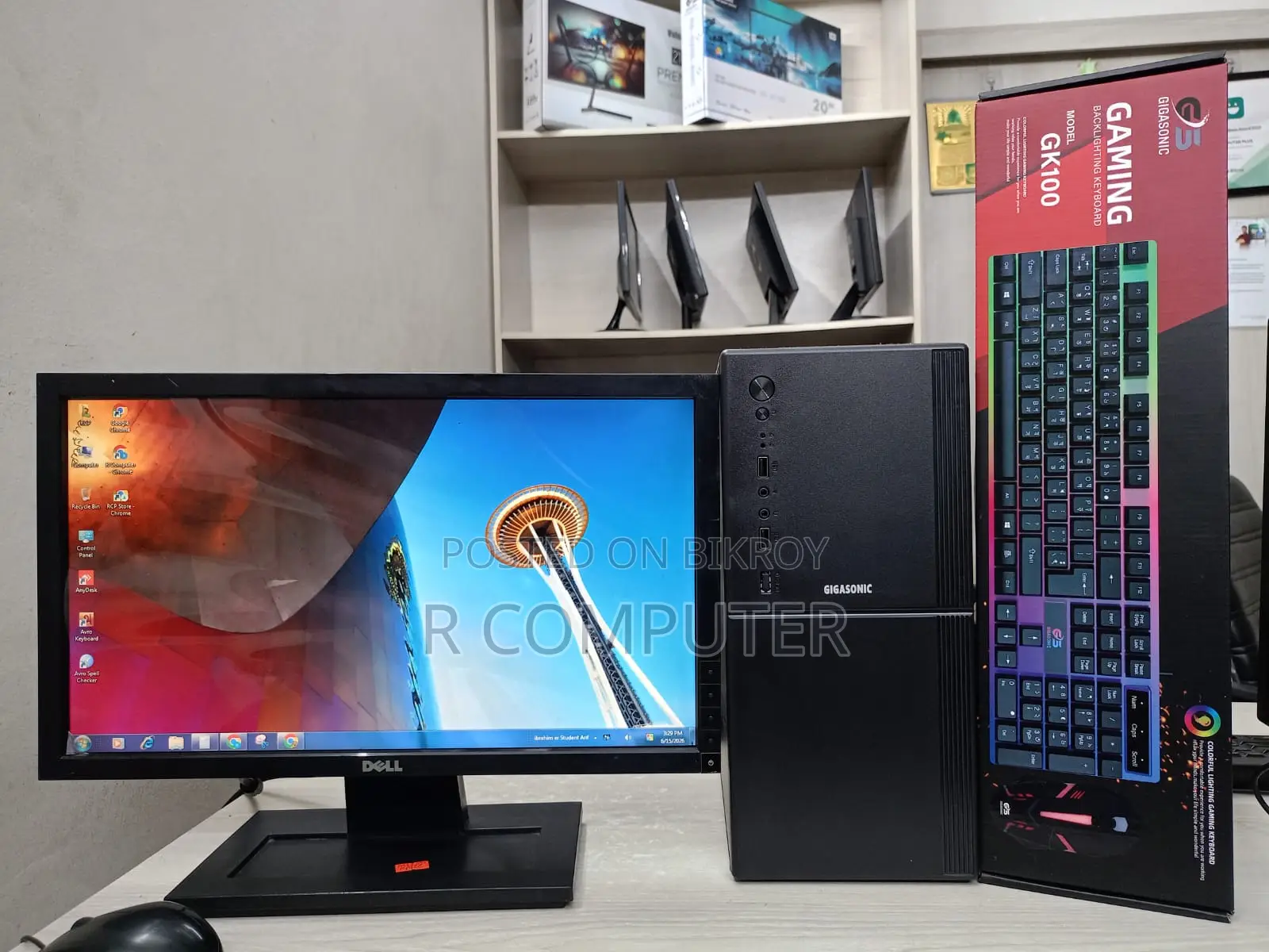New Desktop Computer 8GB Intel Core I3 SSD 128GB