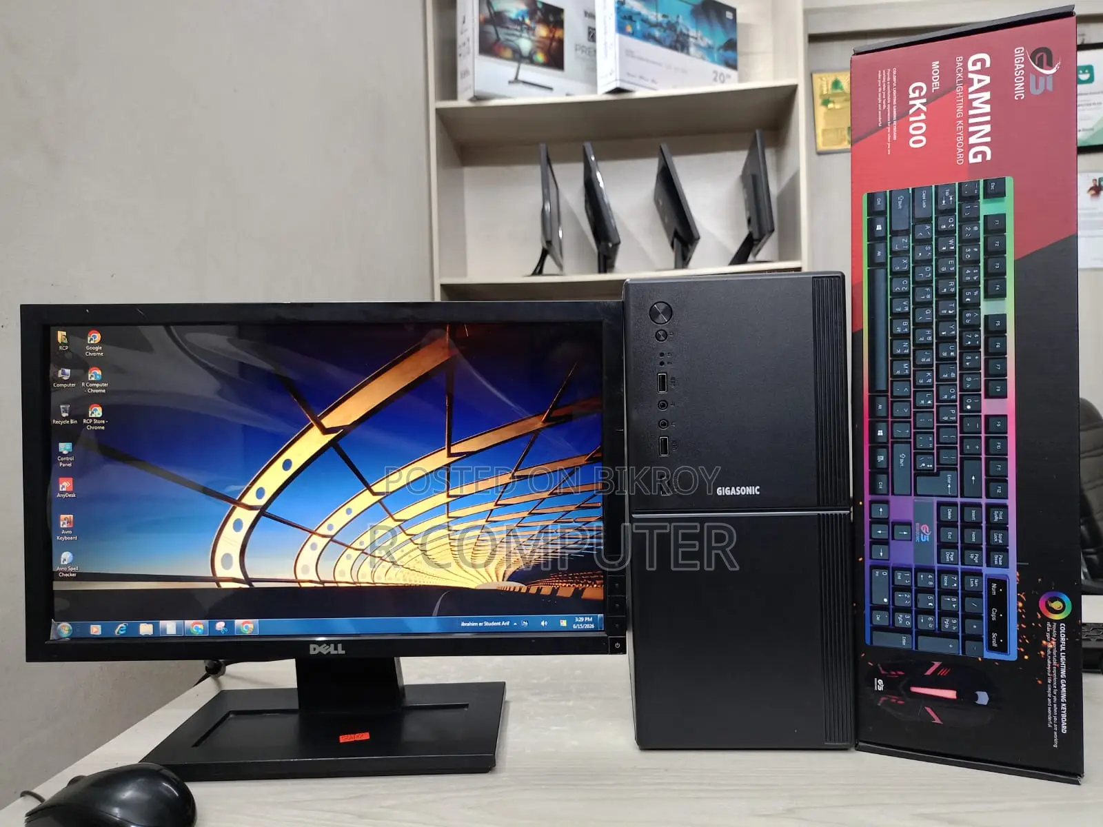 New Desktop Computer 8GB Intel Core I3 SSD 128GB