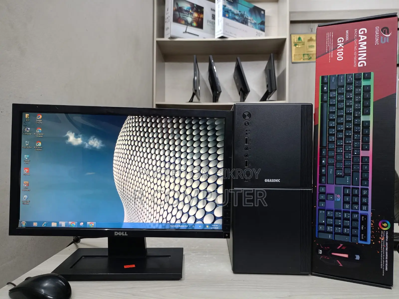 New Desktop Computer 8GB Intel Core I3 SSD 128GB