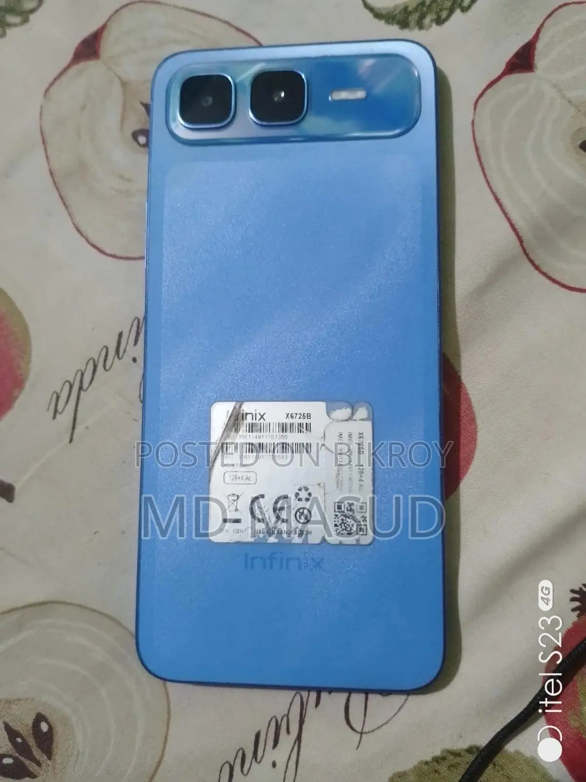 Infinix Smart 10 Plus 128 GB Blue