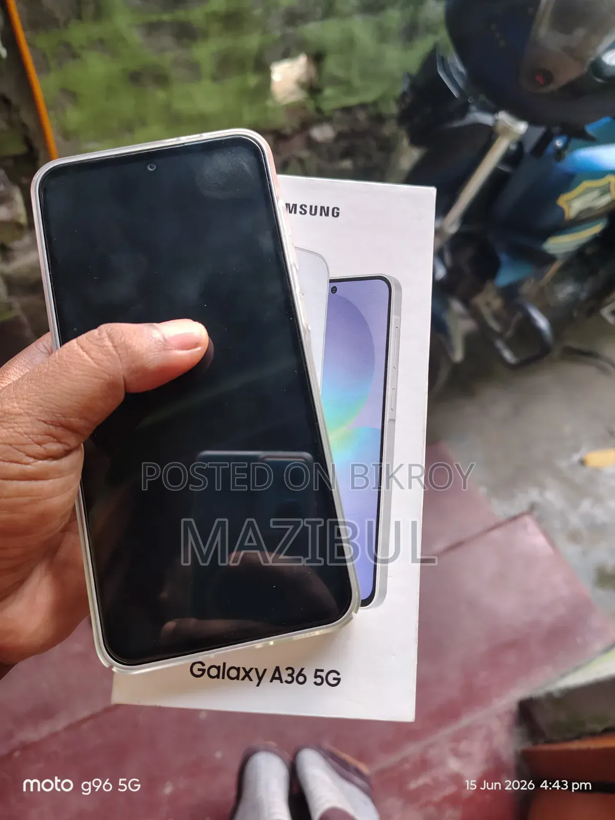 স্যামসাং গ্যালাক্সি এ৩৬ ২৫৬ জিবি হোয়াইট