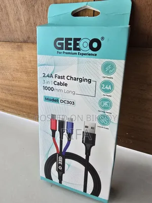 Geeoo Dc303 3-in-1 Usb Cable