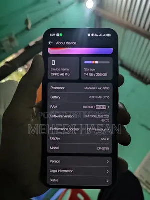 New Oppo A6 Pro 256 GB Blue