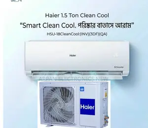 Haier Inverter 1.5 Ton AC - HSU-18CleanCool:(INV)(3D) EMI Available
