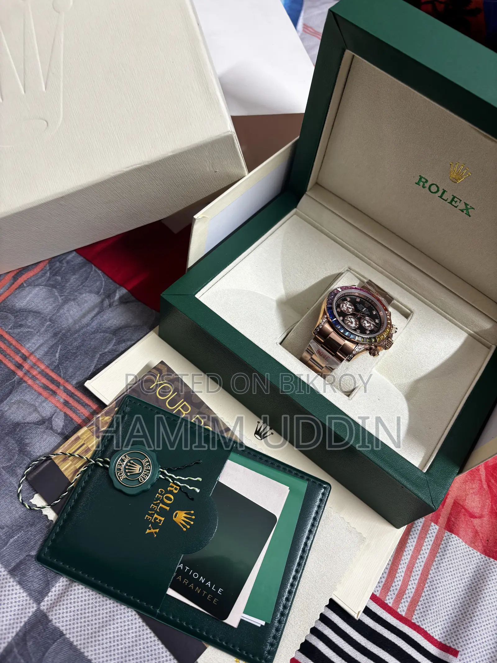 Rolex Cosmograph Daytona Rainbow Rose Gold