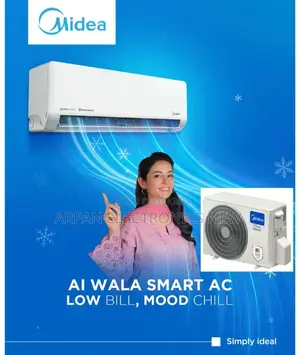 Media Msi18crnaf5s 1.5 Ton Inverter AC 12 Years Warranty EMI Available
