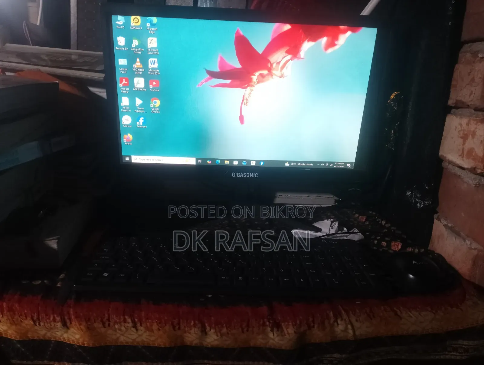 New Gigabyte GA-H110MSTX-HD3-ZK 4GB Intel Core I3 HDD+SSD 500GB