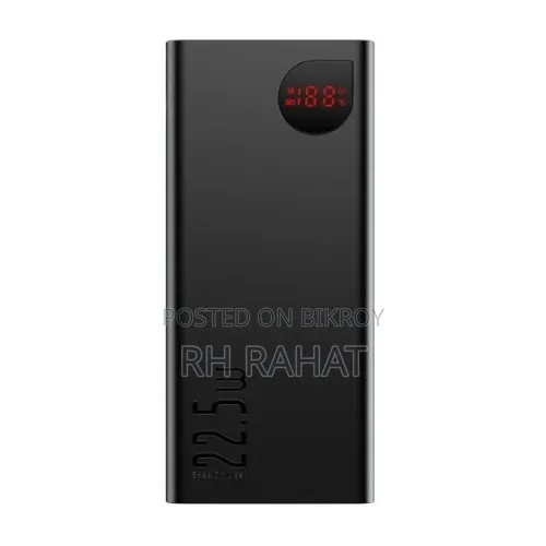 Baseus Adaman 20000 Mah 22.5w Fast Charging Metal Powerbank