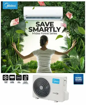 30% Discount 1.0 Ton Split Type Inverter AC Midea 12 Year Warranty