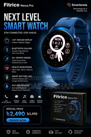 Fitrico Smart Bluetooth Calling Watch
