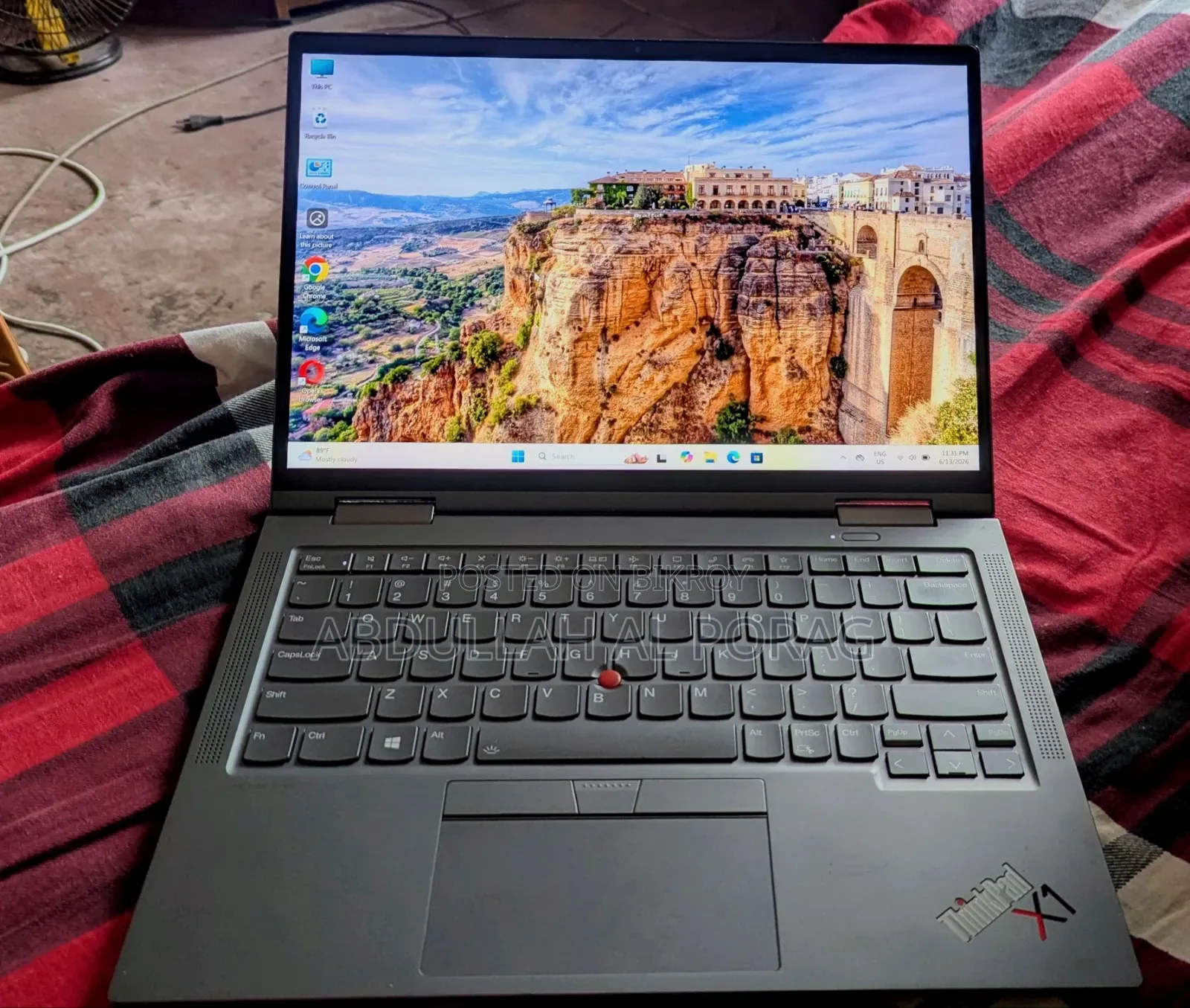 Laptop Lenovo ThinkPad X1 Yoga 16GB Intel Core I7 SSD 128GB