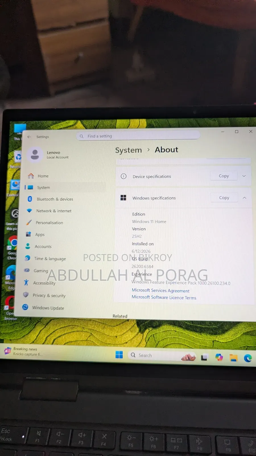 Laptop Lenovo ThinkPad X1 Yoga 16GB Intel Core I7 SSD 128GB