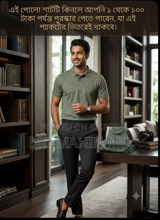 Premium Pk Cotton Polo Shirt — The best combination of style and comfort!