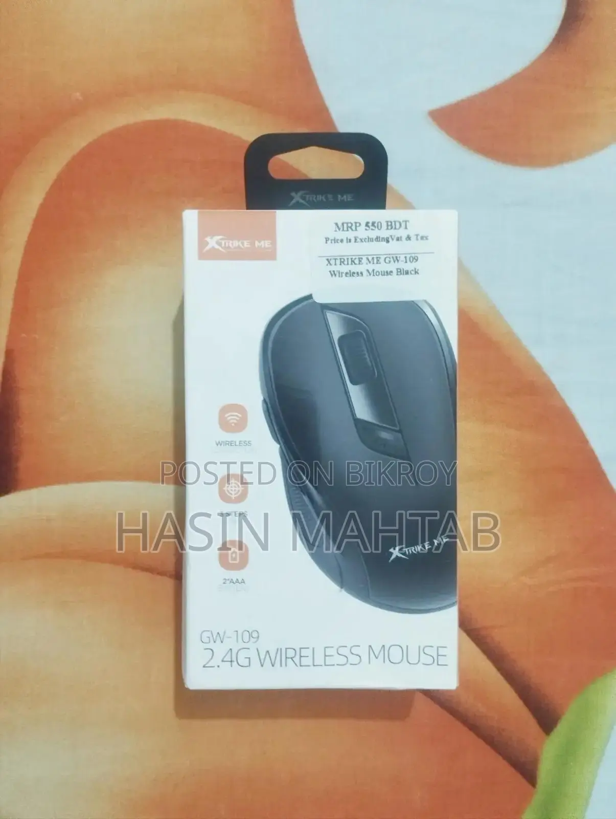 Xtrike Me Gw-109 Gaming Wireless Mouse ( With Batteries )