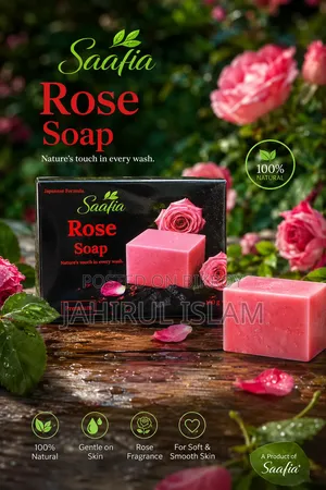Premium Handmade Rose Bath Soap