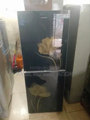12 Cubic Feet Black Glass Door Refrigerator for Sale