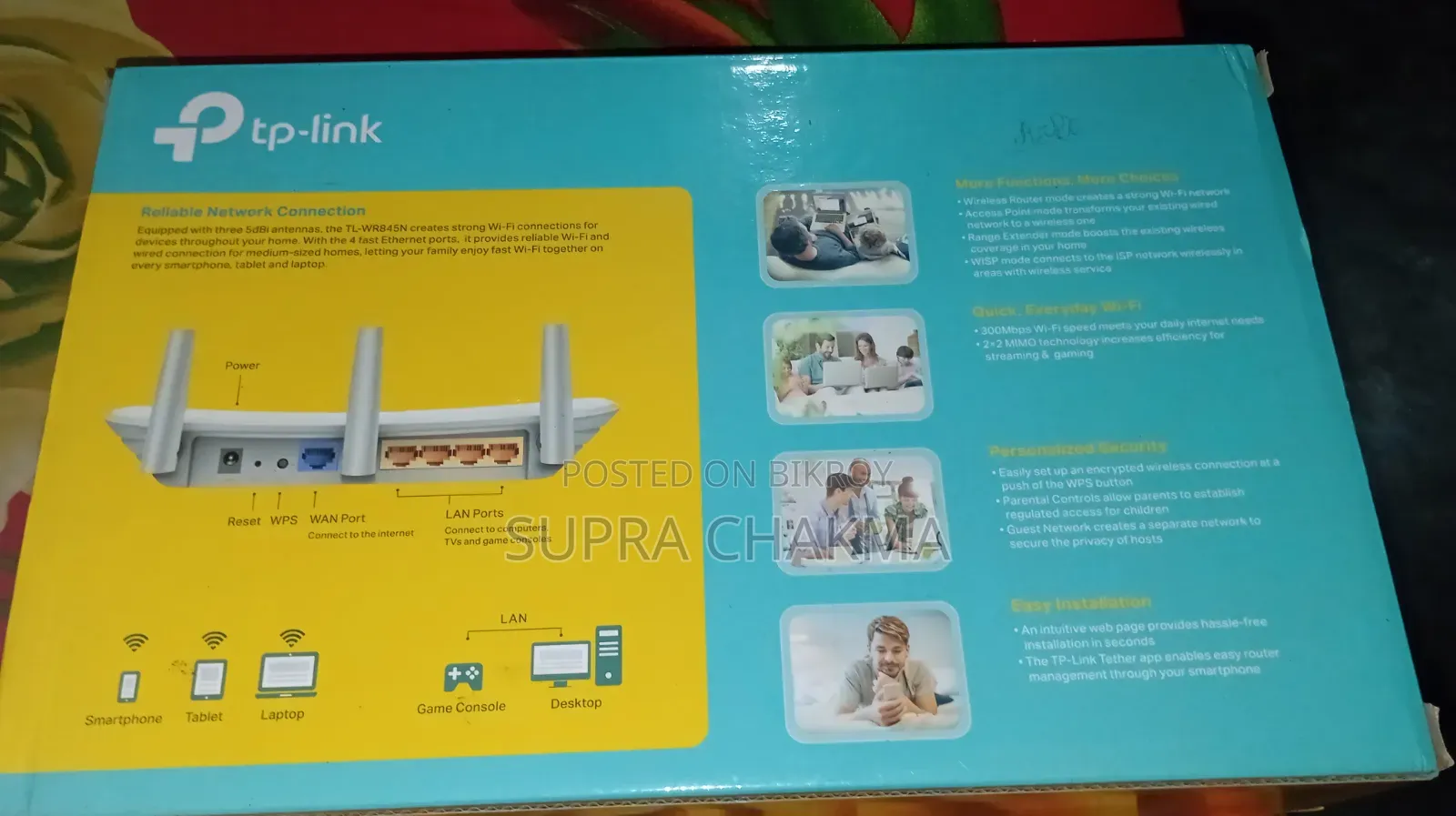 Tp-Link 300mbps Wireless N Router Tl-Wr845n