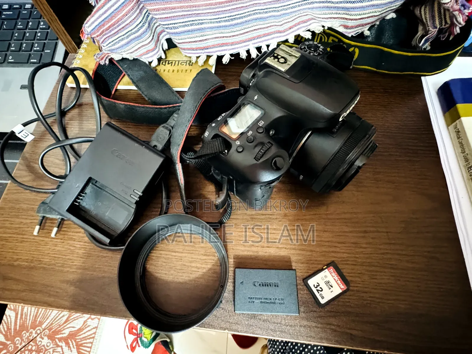 Canon 77d With 50mm Lens