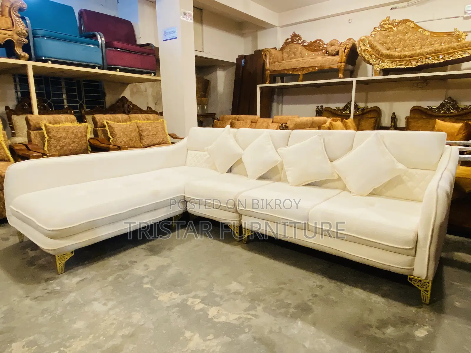 Modern Designer L-Type Sofa Set