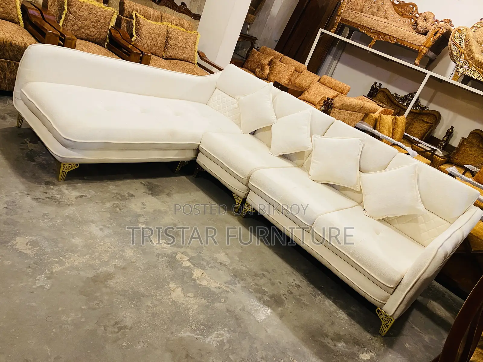 Modern Designer L-Type Sofa Set