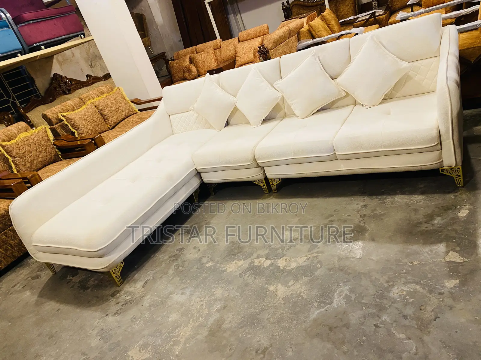 Modern Designer L-Type Sofa Set