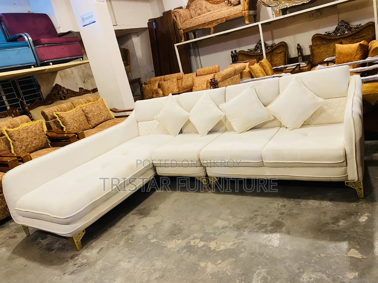 Modern Designer L-Type Sofa Set