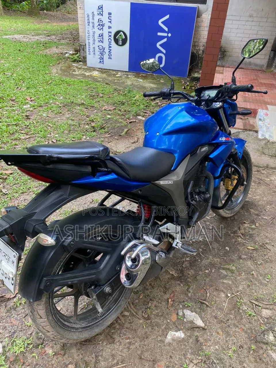 Suzuki Gixxer Monotone 2017 Blue