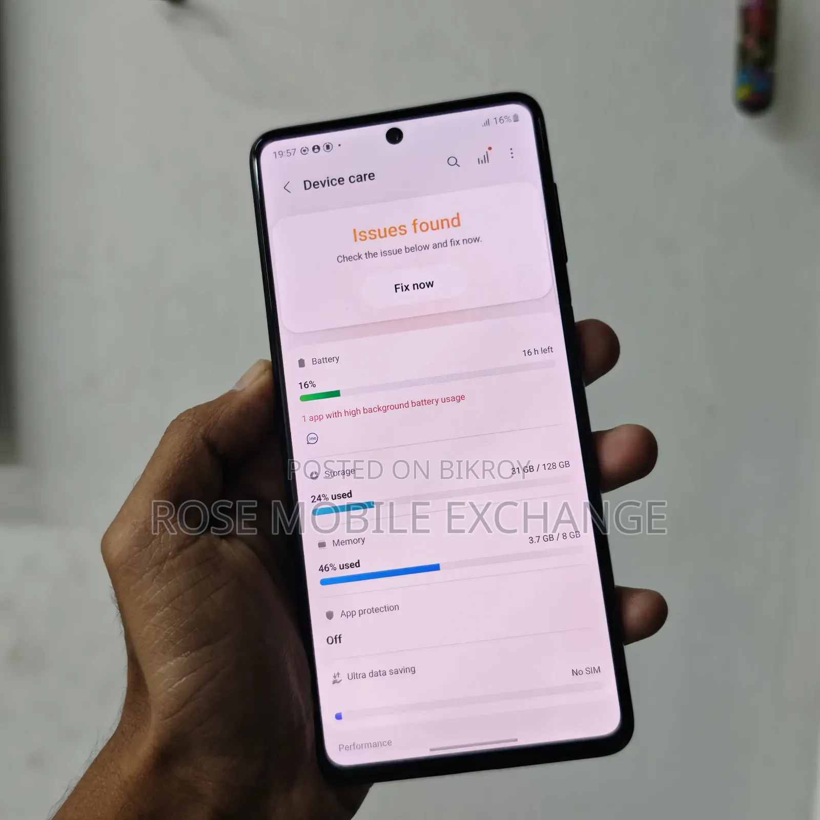 নতুন Samsung Galaxy M52 5G 128 GB নীল