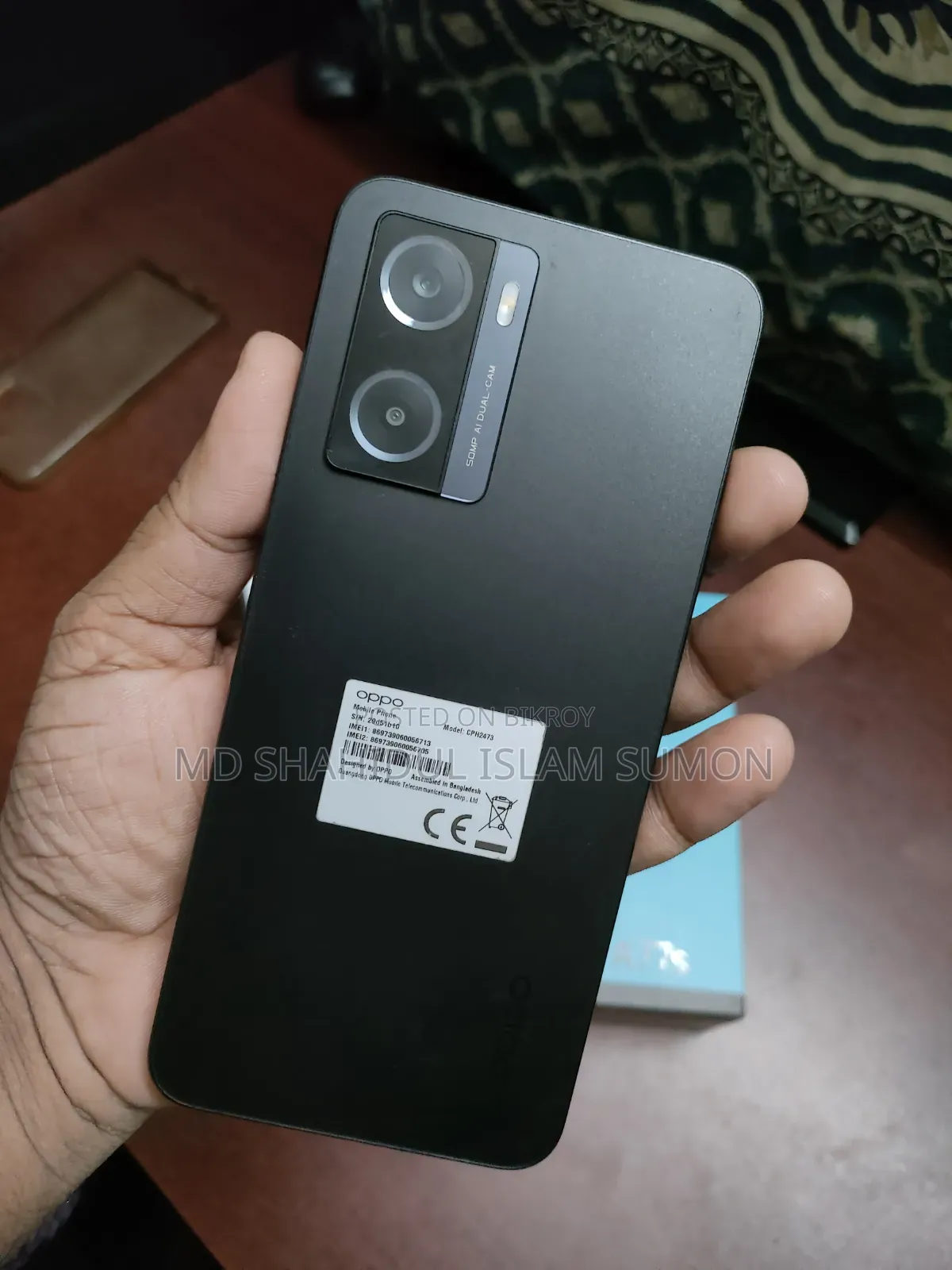 Oppo A77s 128 GB Black