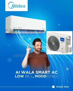 12 Year Warranty Midea 1 Ton Inverter Ac With Official Warranty