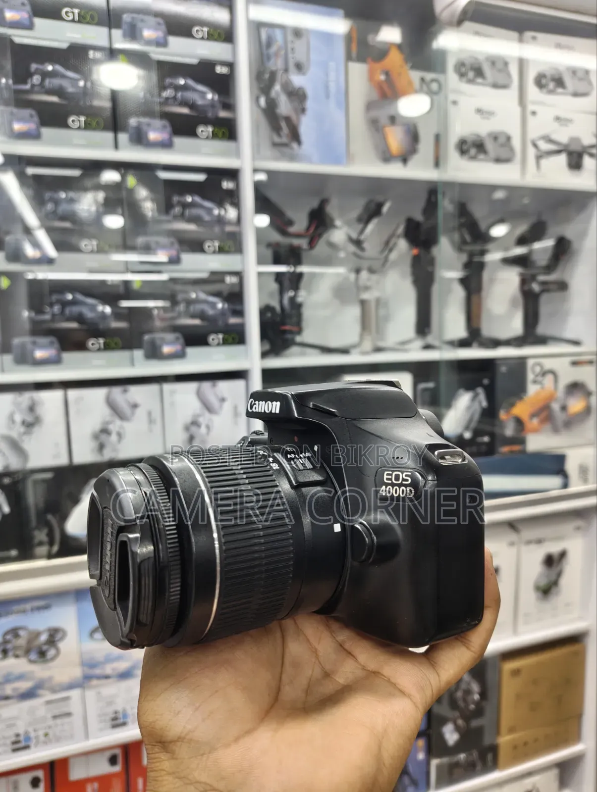 Canon 4000d Camera With 18-55mm Kit Lens