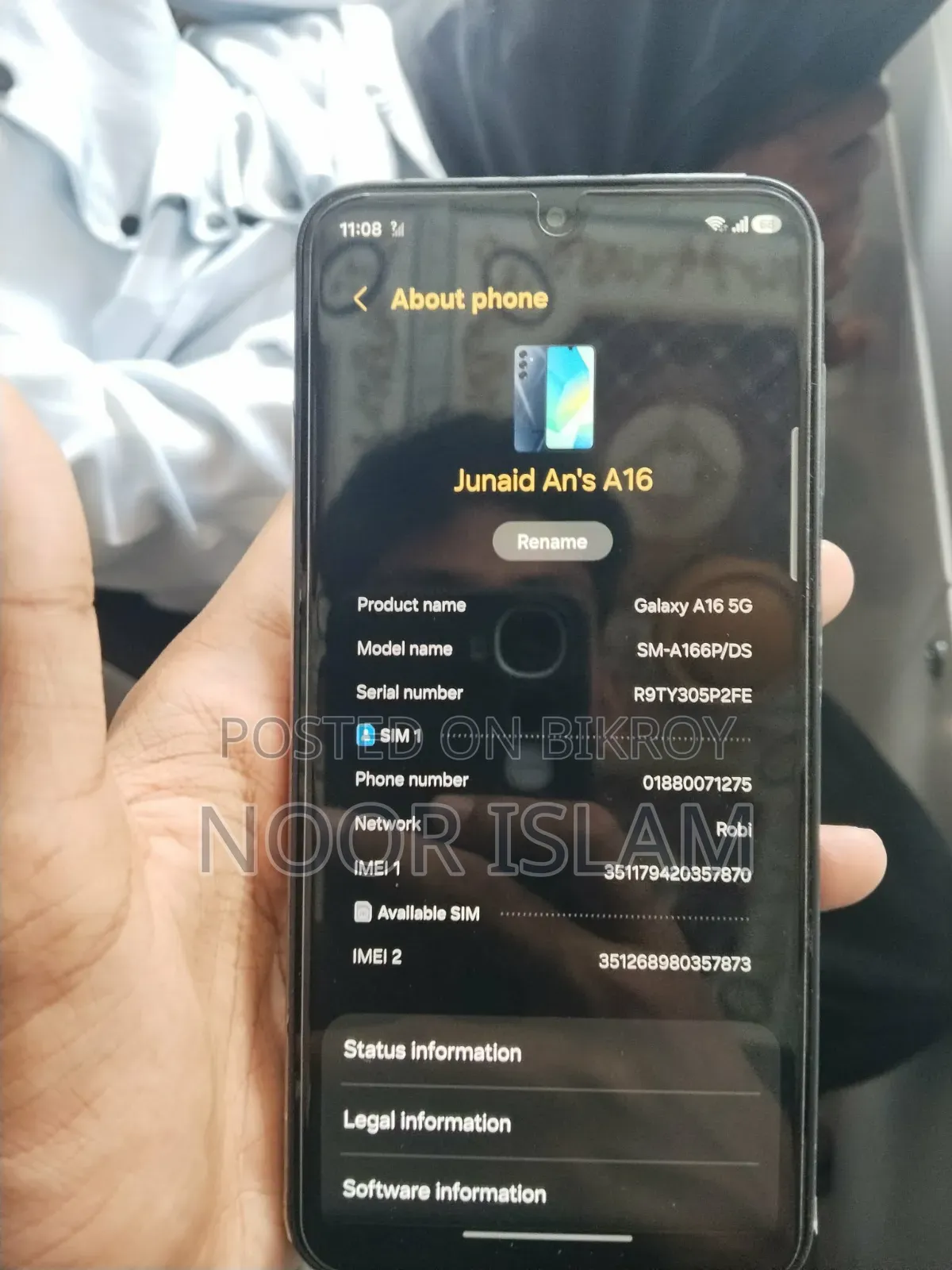 Samsung Galaxy A16 5G 128 GB Black