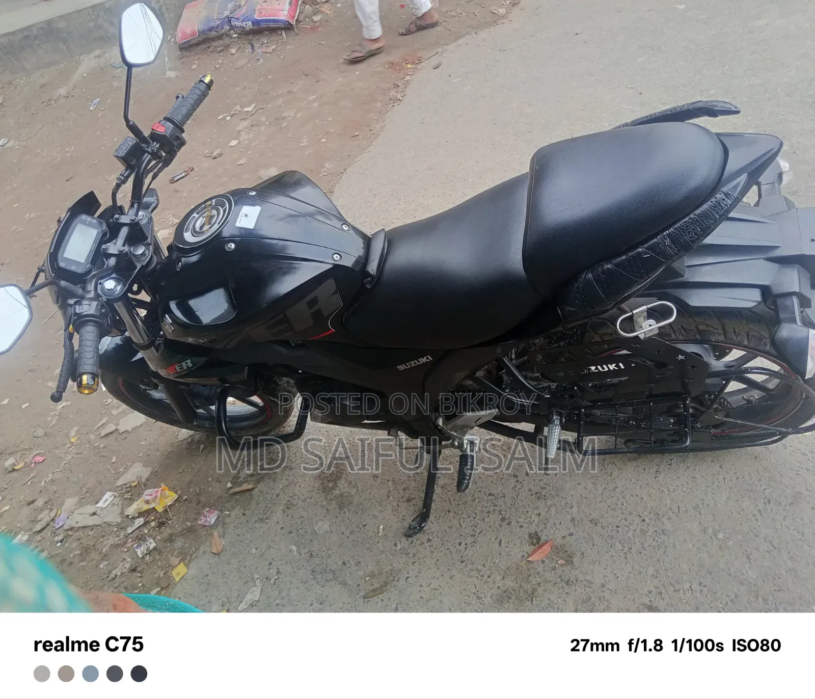 Suzuki Gixxer Monotone 2018 Black
