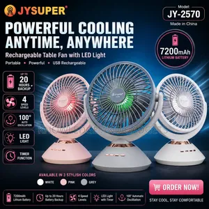 Jysuper 2570 - রিচার্জেবল ফ্যান