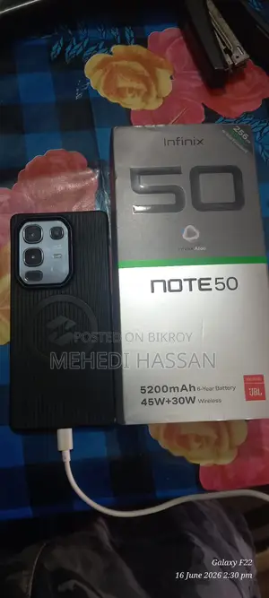Infinix Note 50 4G 256 GB Black