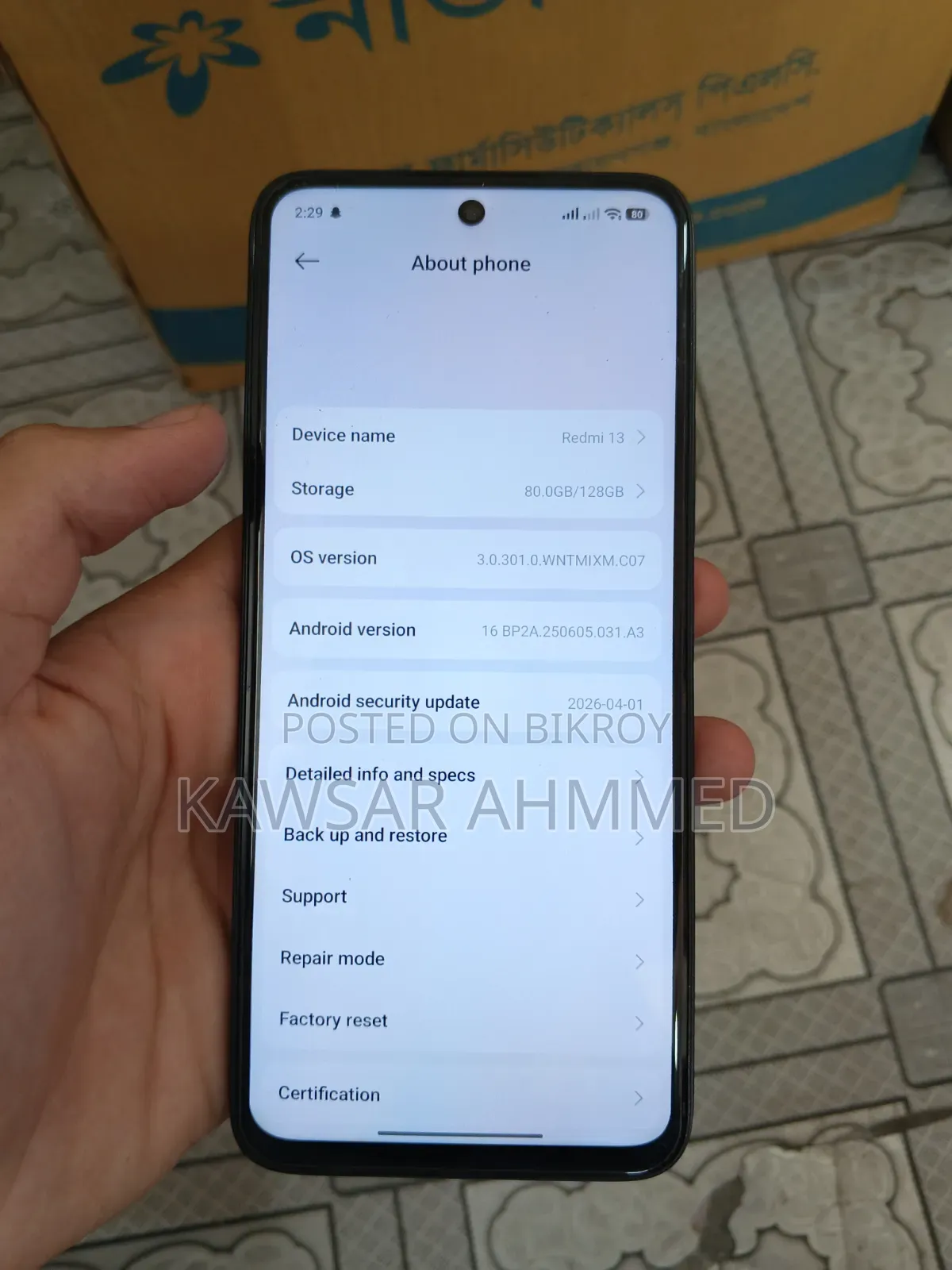 Xiaomi 13 128 GB Black