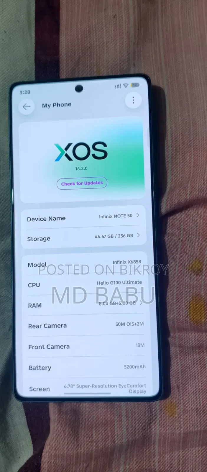 Infinix Note 50 4G 256 GB Green