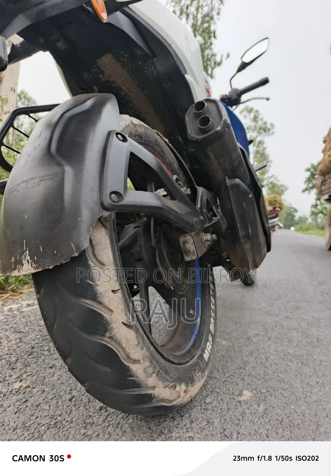 টিভিএস অ্যাপাচি আরটিআর ১৬০ ৪ভি ২০১৯ ব্লু