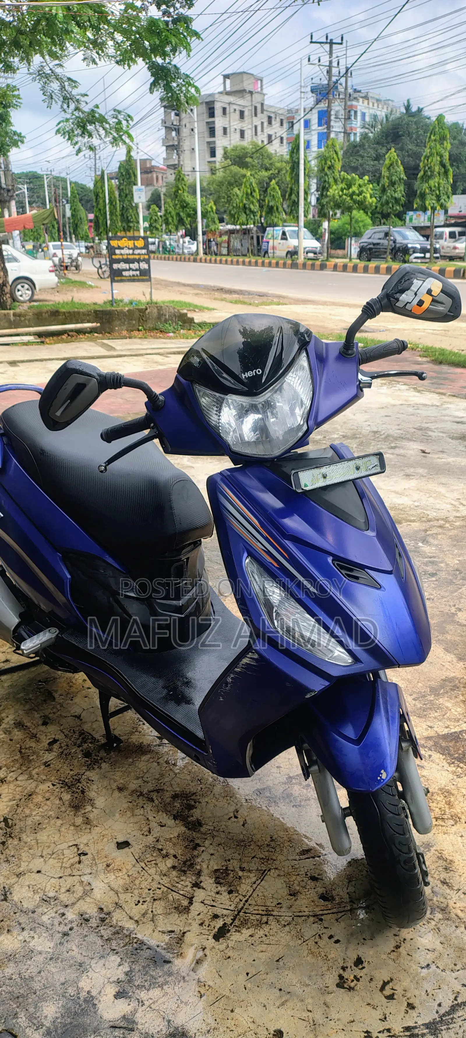 Hero Maestro Edge 2021 Blue
